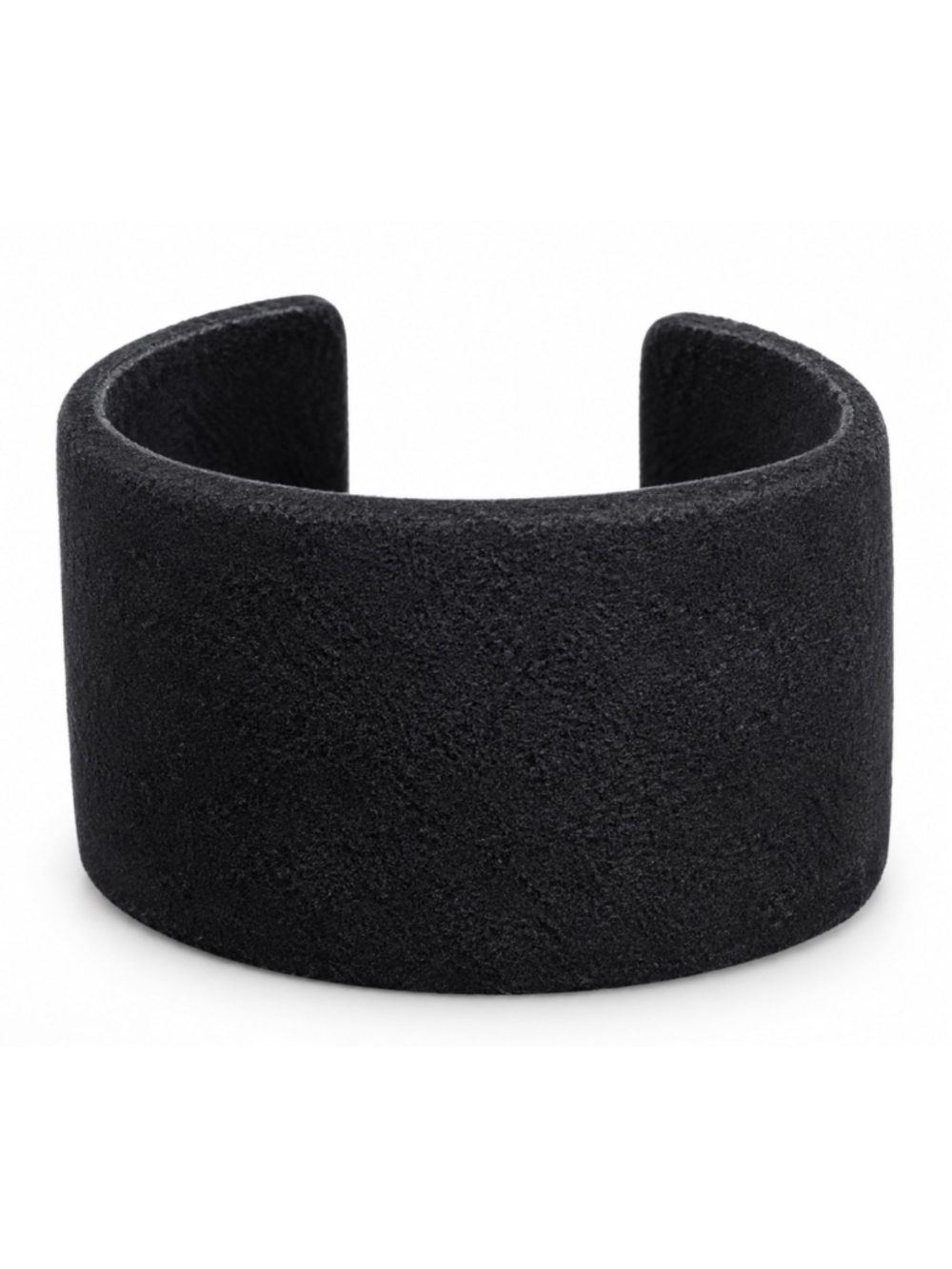 Beymen Turkish Luxury Suede Cuff Bracelet One Size Adjustable Black